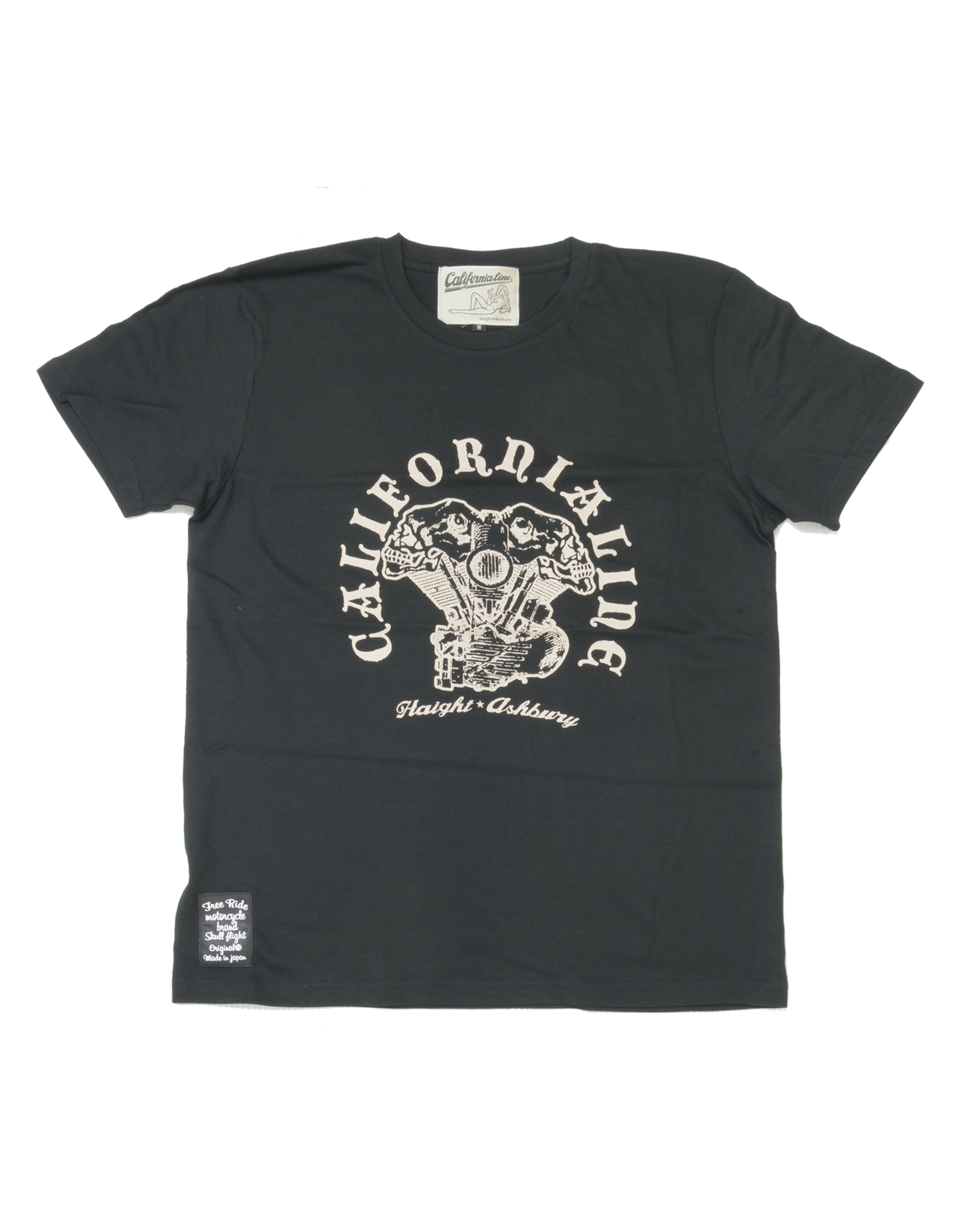 CL Tシャツ エンジン-ブラック