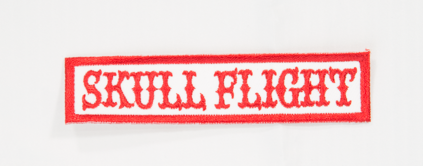 ワッペン-SKULL FLIGHTロゴ-