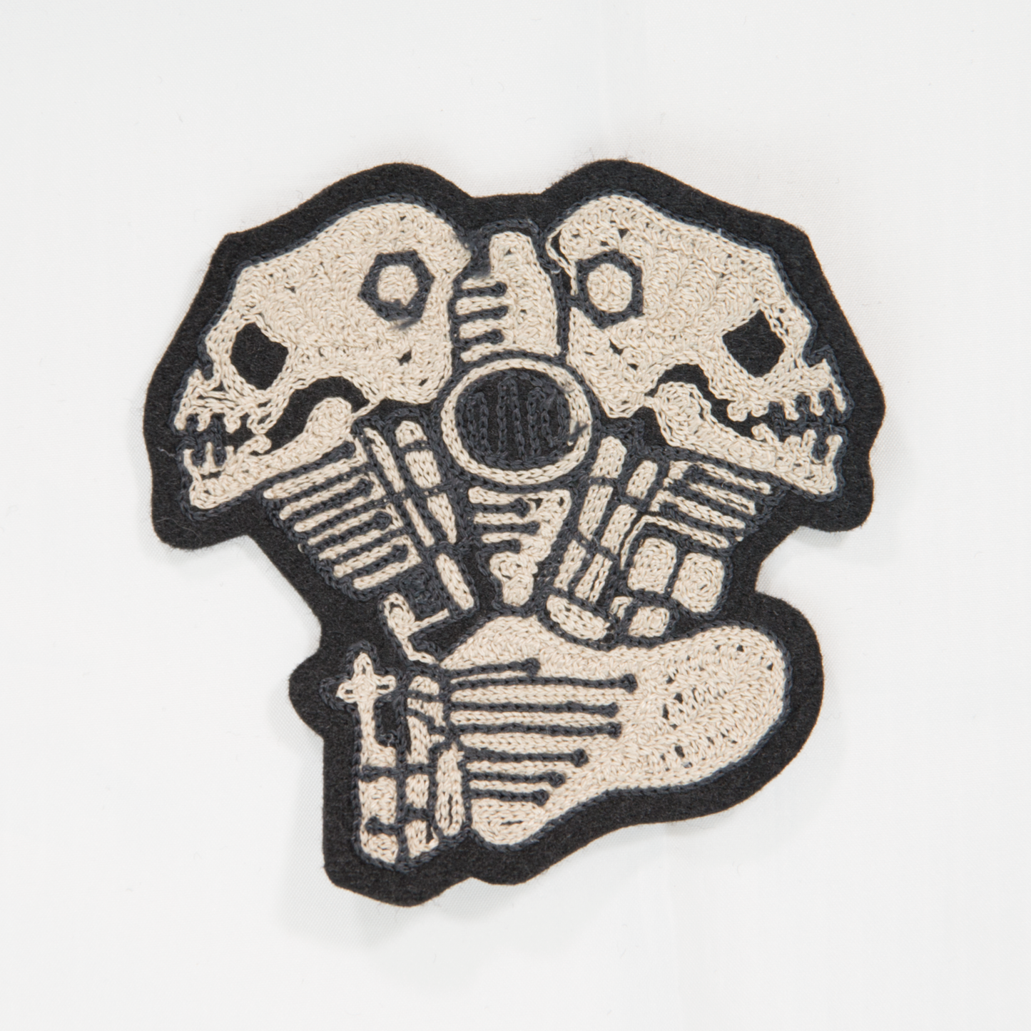 ワッペン-SKULL FLIGHTモチーフ-