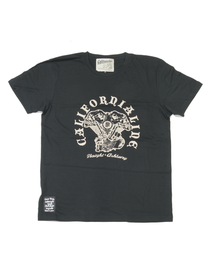 CL　Tシャツ　エンジン-ブラック
