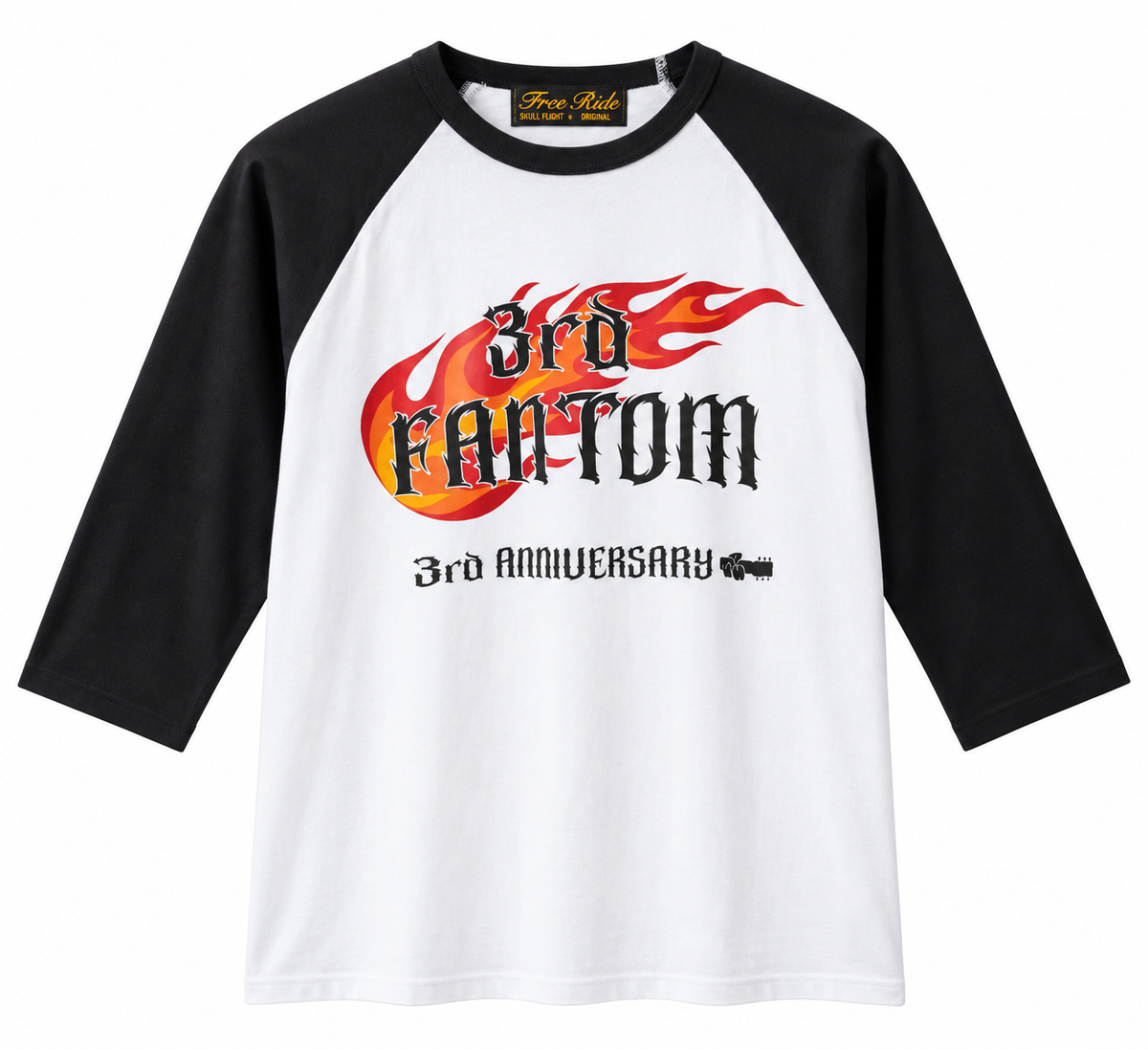 FANTOM3周年記念ベースボール七部袖Tシャツ