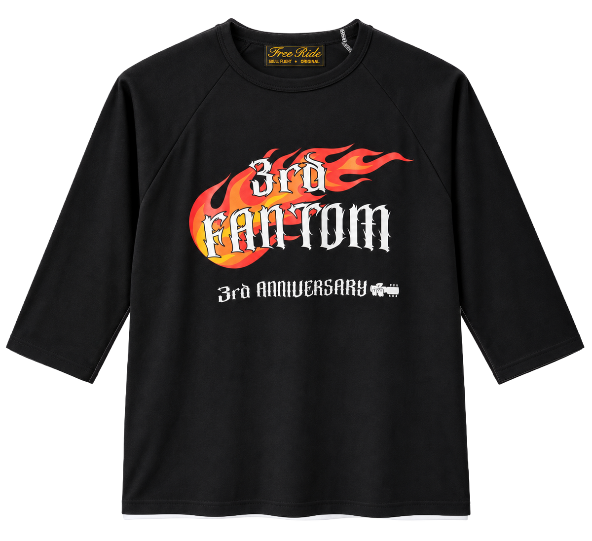 FANTOM3周年記念ベースボール七部袖Tシャツ