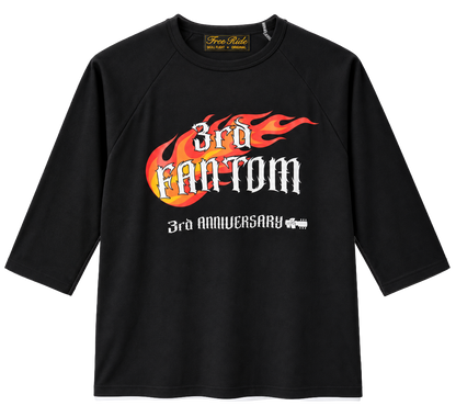 FANTOM3周年記念ベースボール七部袖Tシャツ