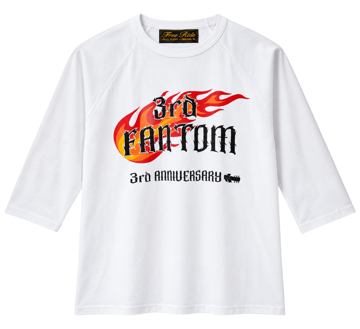 FANTOM3周年記念ベースボール七部袖Tシャツ