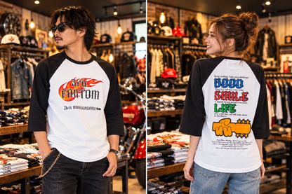 FANTOM3周年記念ベースボール七部袖Tシャツ